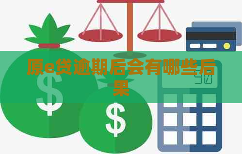 原e贷逾期后会有哪些后果