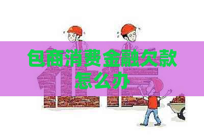 包商消费金融欠款怎么办