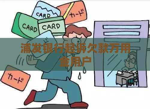 浦发银行起诉欠款万用金用户