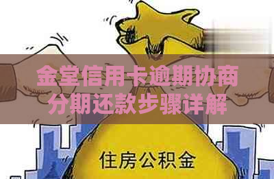 金堂信用卡逾期协商分期还款步骤详解