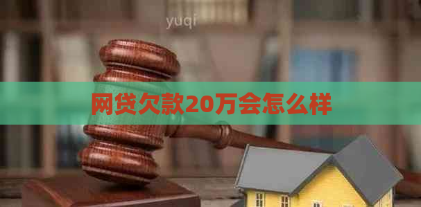 网贷欠款20万会怎么样