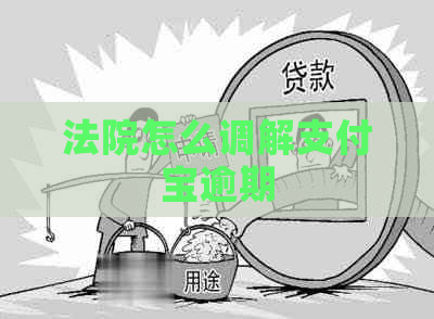 法院怎么调解支付宝逾期