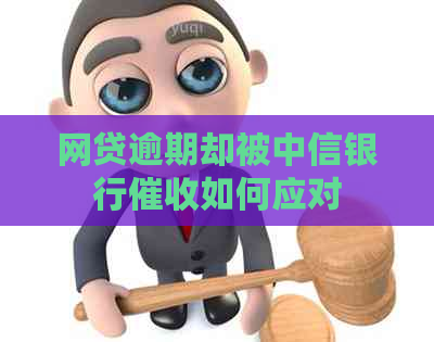 网贷逾期却被中信银行如何应对