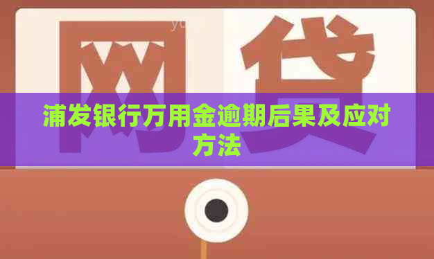 浦发银行万用金逾期后果及应对方法