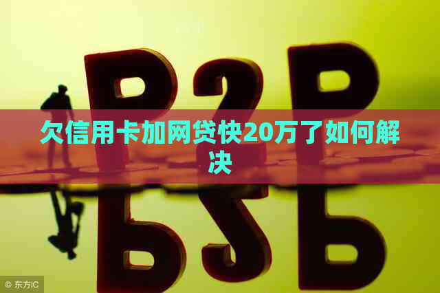 欠信用卡加网贷快20万了如何解决