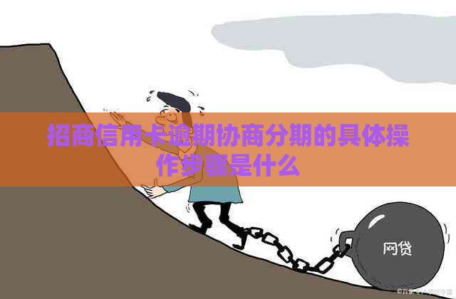 招商信用卡逾期协商分期的具体操作步骤是什么