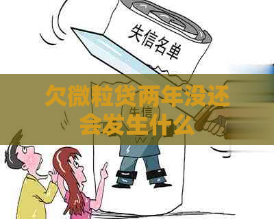 欠微粒贷两年没还会发生什么