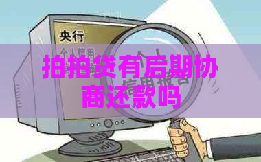 有后期协商还款吗