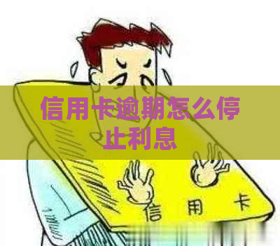 信用卡逾期怎么停止利息