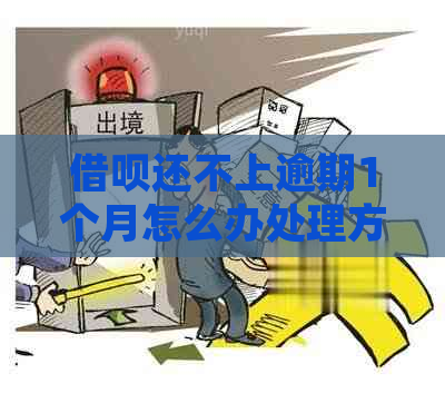 借呗还不上逾期1个月怎么办处理方式