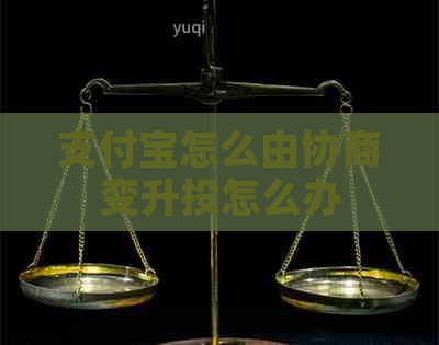 支付宝怎么由协商变升投怎么办