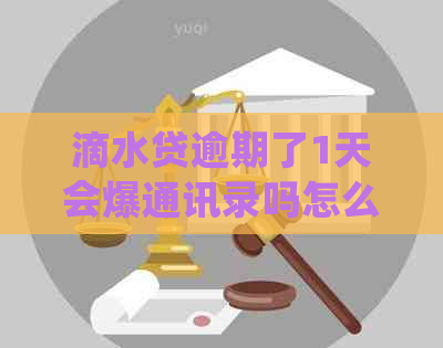 滴水贷逾期了1天会爆通讯录吗怎么处理