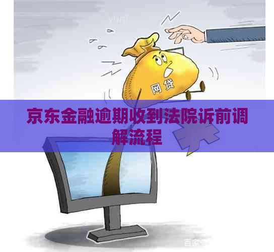 京东金融逾期收到法院诉前调解流程