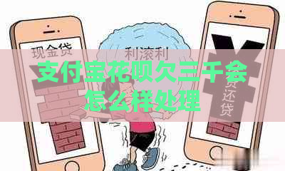 支付宝花呗欠三千会怎么样处理