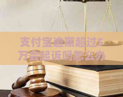 支付宝逾期超过5万会起诉吗怎么办