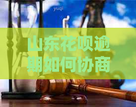 山东花呗逾期如何协商怎么办