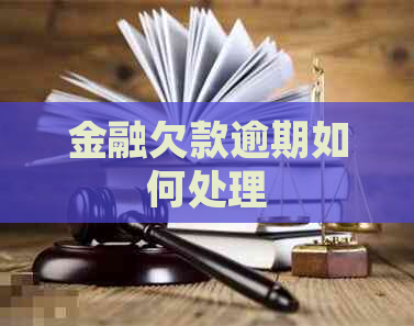 金融欠款逾期如何处理