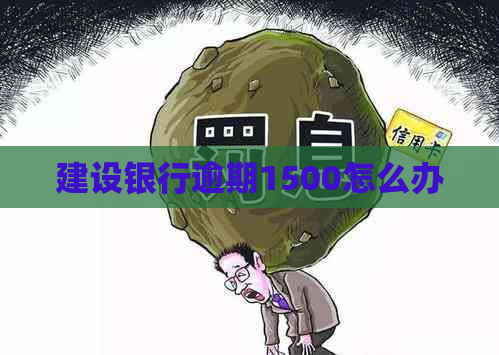 建设银行逾期1500怎么办