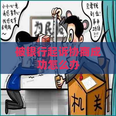 被银行起诉协商成功怎么办