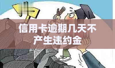 信用卡逾期几天不产生违约金