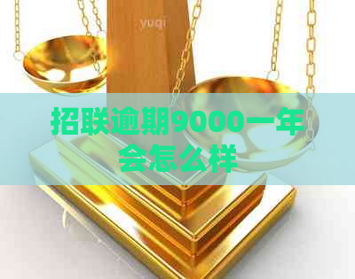 招联逾期9000一年会怎么样