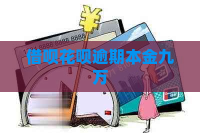 借呗花呗逾期本金九万