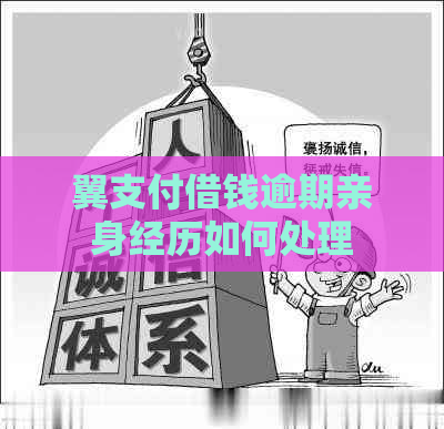 翼支付借钱逾期亲身经历如何处理