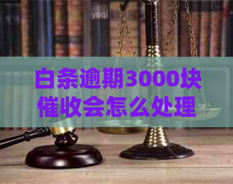 白条逾期3000块会怎么处理