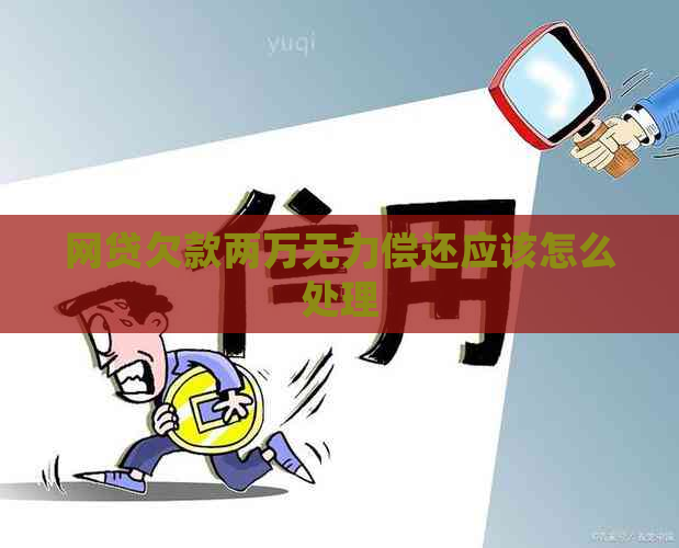 网贷欠款两万无力偿还应该怎么处理