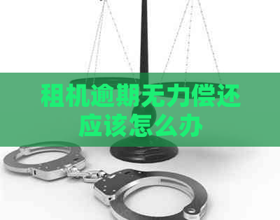 租机逾期无力偿还应该怎么办