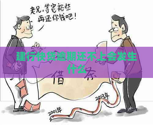 建行快贷逾期还不上会发生什么