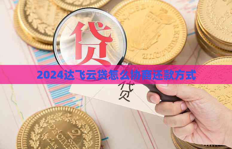 2024达飞云贷怎么协商还款方式