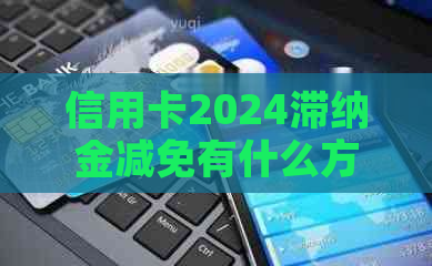 信用卡2024滞纳金减免有什么方法