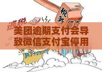 美团逾期支付会导致微信支付宝停用吗