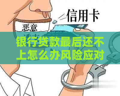 银行贷款最后还不上怎么办风险应对策略