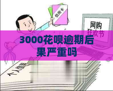 3000花呗逾期后果严重吗