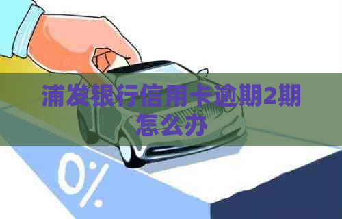 浦发银行信用卡逾期2期怎么办