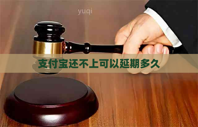 支付宝还不上可以延期多久