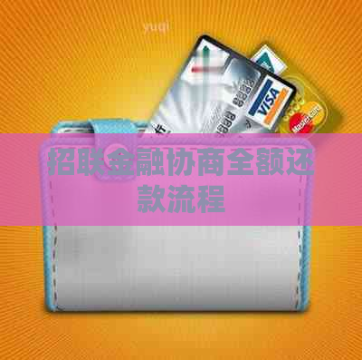 招联金融协商全额还款流程