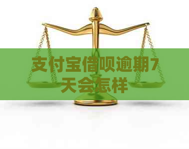 支付宝借呗逾期7天会怎样