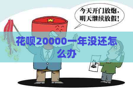 花呗20000一年没还怎么办