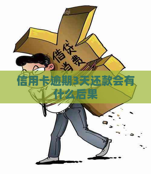 信用卡逾期3天还款会有什么后果