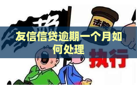 友信信贷逾期一个月如何处理