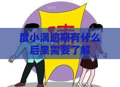 度小满逾期有什么后果需要了解