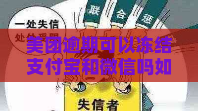 美团逾期可以冻结支付宝和微信吗如何解决