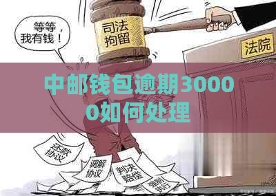 中邮钱包逾期30000如何处理