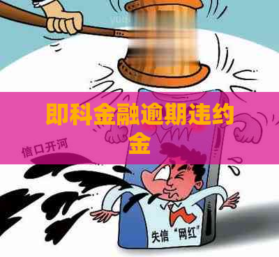 即科金融逾期违约金