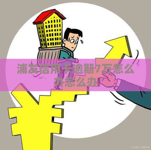 浦发信用卡逾期7万怎么办怎么办