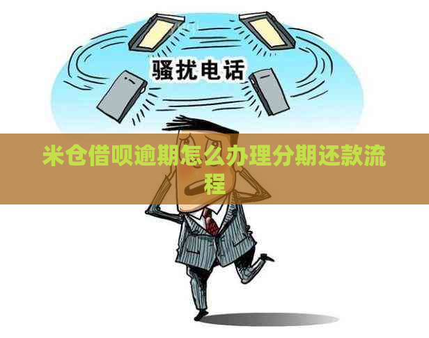 米仓借呗逾期怎么办理分期还款流程