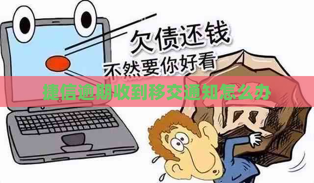 捷信逾期收到移交通知怎么办